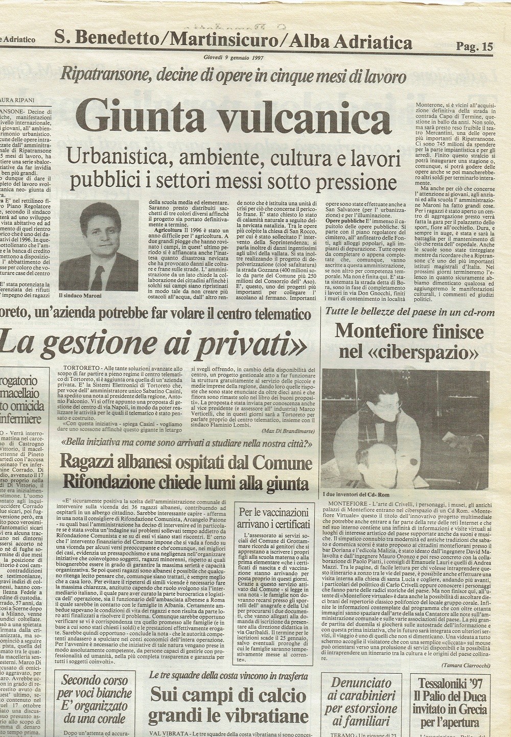 Corriere Adriatico 1997, 7 gennaio
